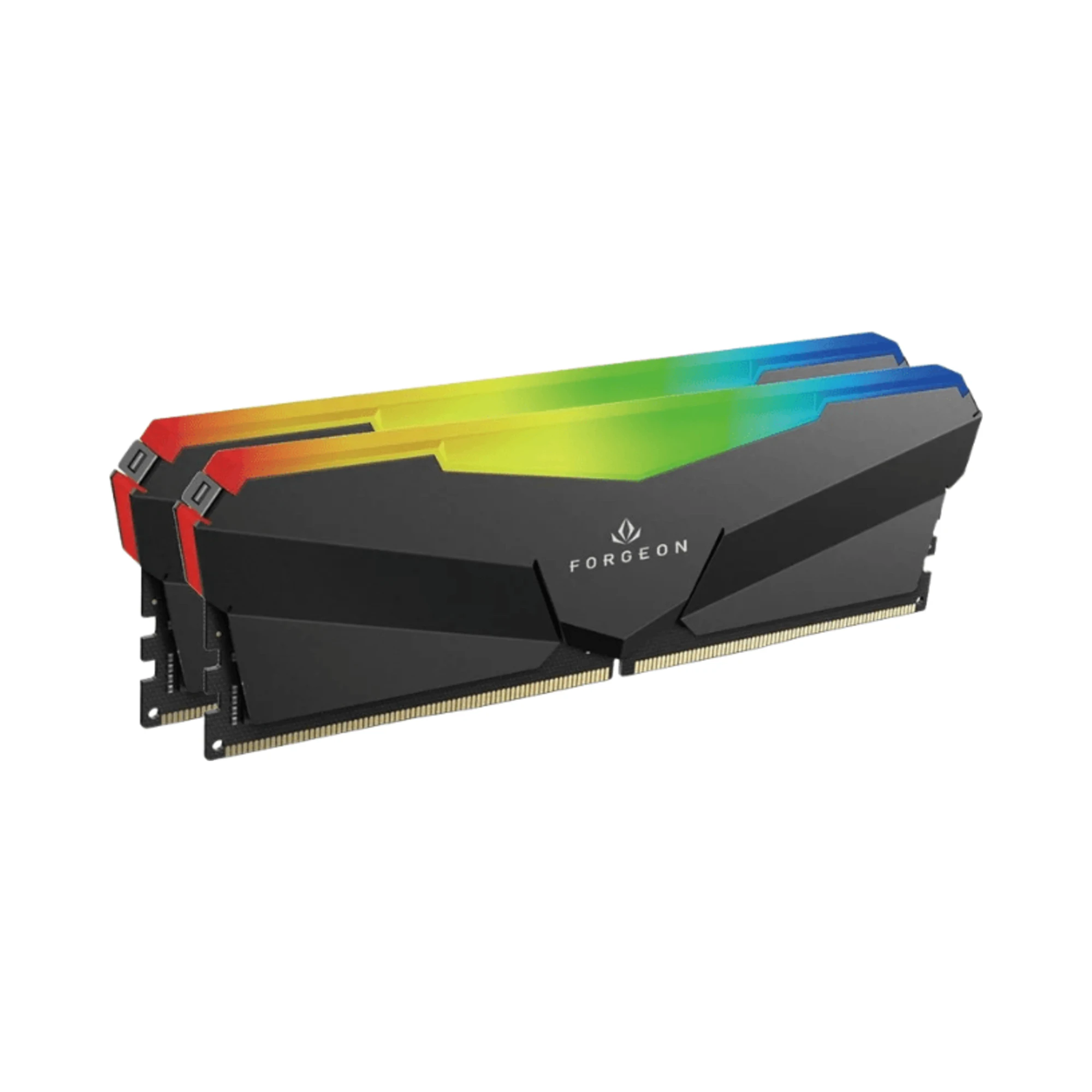 Memória RAM Forgeon Cyclone PRO RGB DDR5 6000 MHz 32GB 2x16GB CL30 Preto - Bee Store